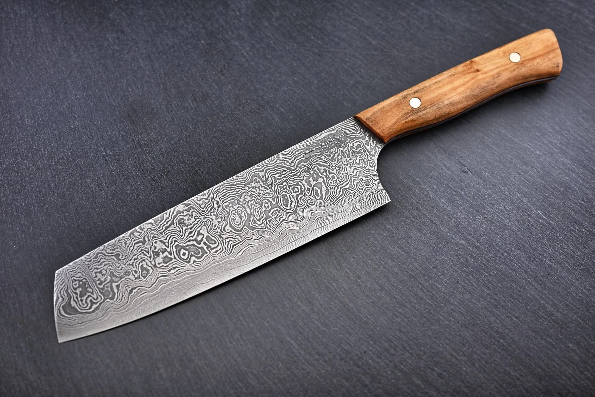 Damast Santoku 20cm (Wilder Damast - 180 Lagen)