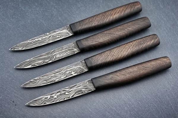 Damast Steakmesser Set (Torsionsdamast)