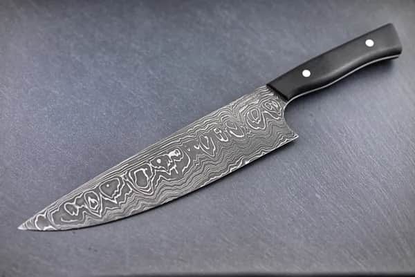Damast Chefmesser 22cm (Wilder Damast)