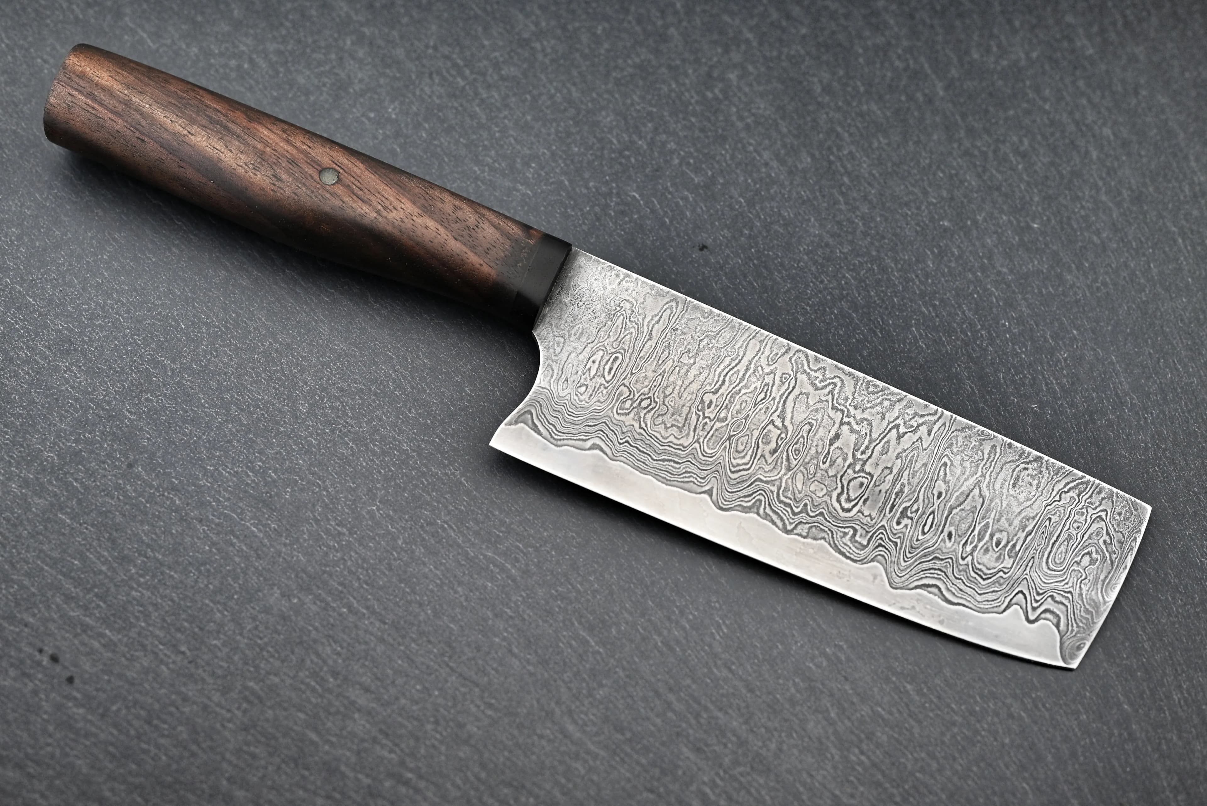 Damast Nakiri 13,5cm - ROSTFREI (Wilder Damast - 120 Lagen)