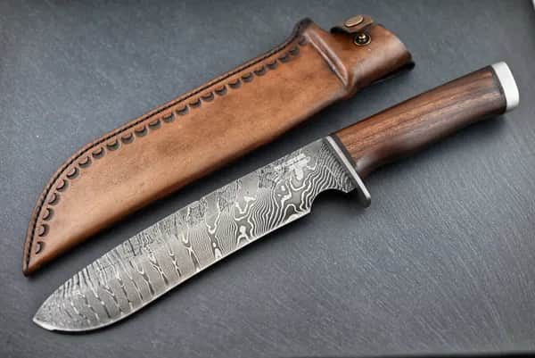 Damast Bushcraft Messer "BigBoy"