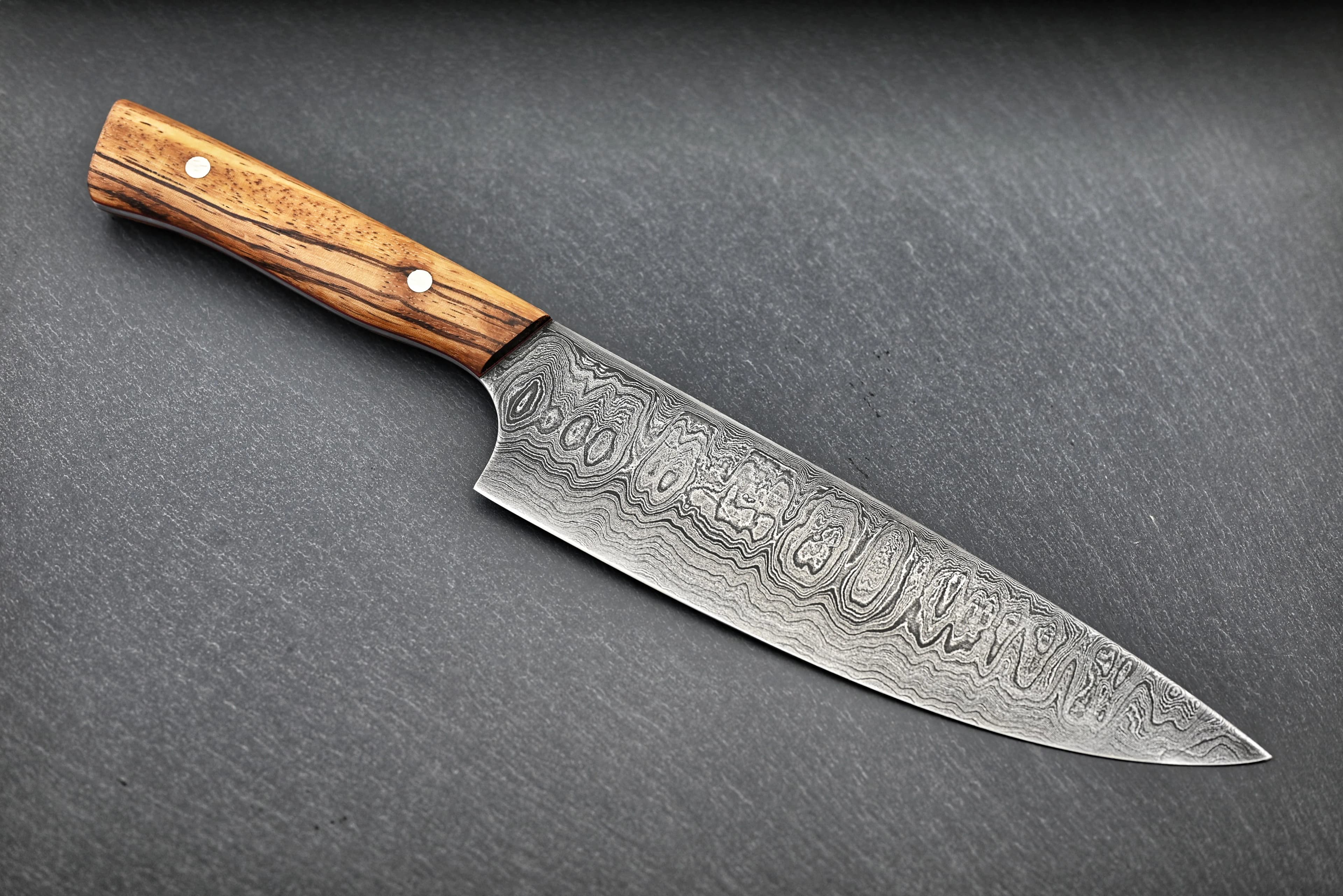 Damast Chefmesser 20cm (350 Lagen - Wilder Damast)