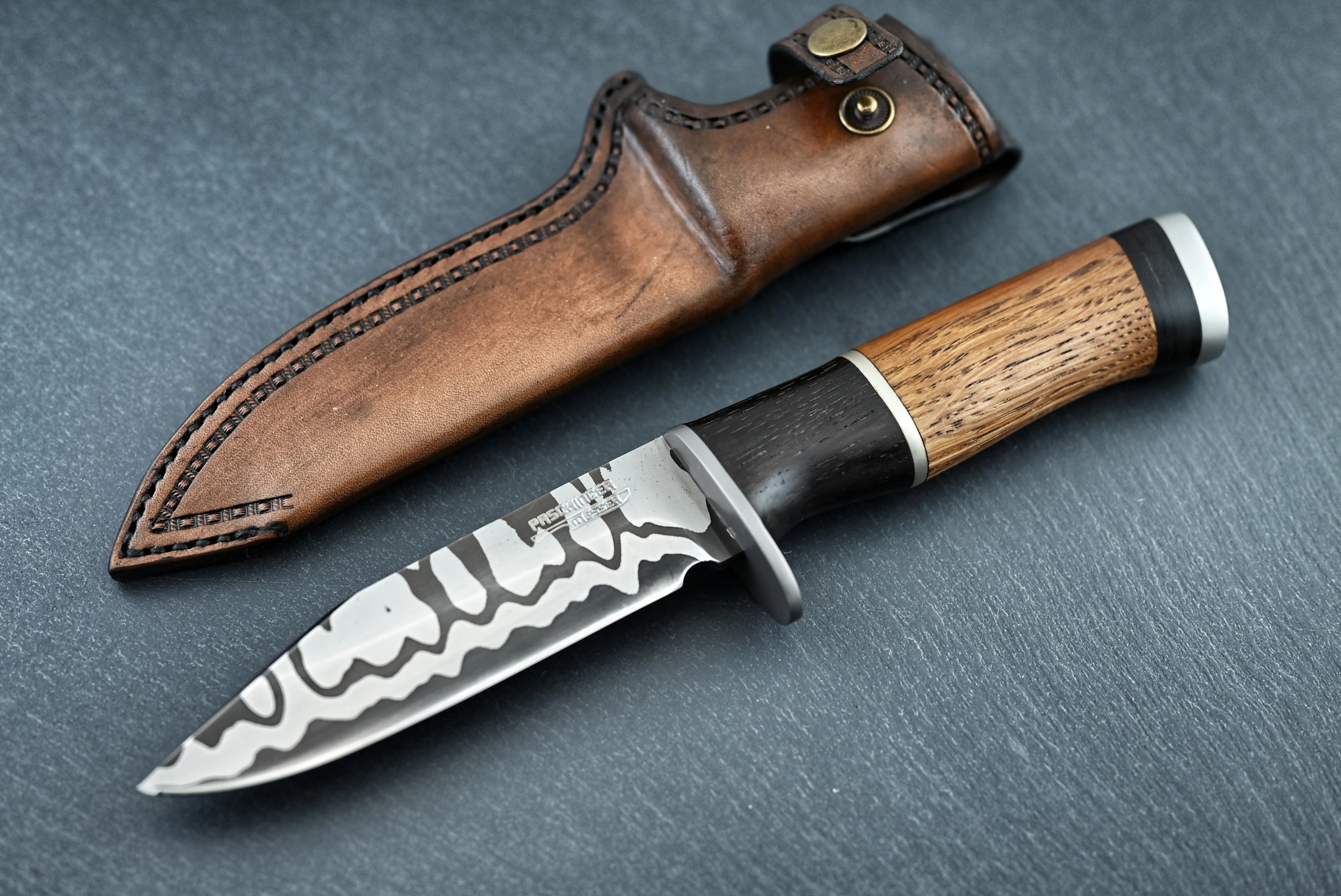 Damast Jagdmesser "Hunter"
