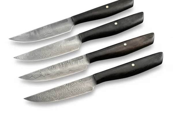 Damast Steakmesser 4er Set